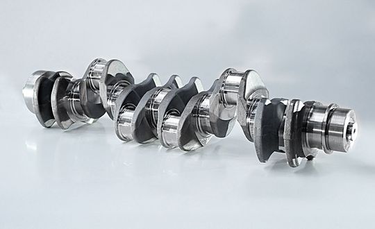 External milling of large crankshafts and eccentric shafts
